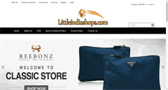 Desktop Screenshot of littleindiashops.com